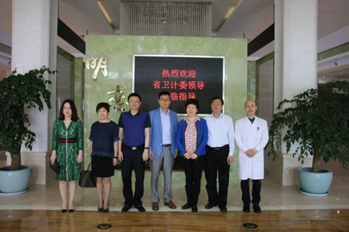 江蘇省衛(wèi)計委領導蒞臨無錫明慈醫(yī)院開展調研工作