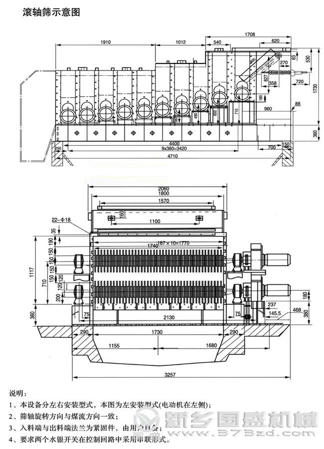 滾軸篩結(jié)構(gòu) 滾軸篩結(jié)構(gòu)圖